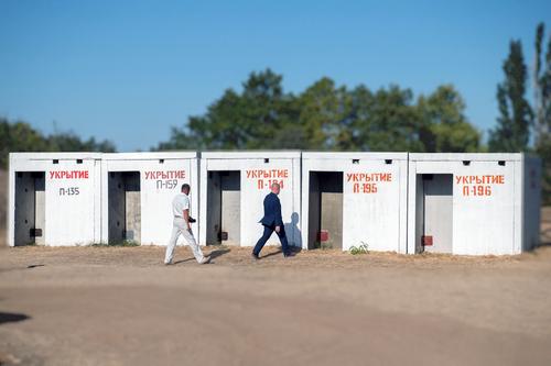 Губернатор проверил благоустройство и сходил в убежище