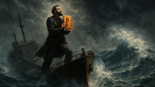 Нашли икону, которая, возможно, защищала танкеры