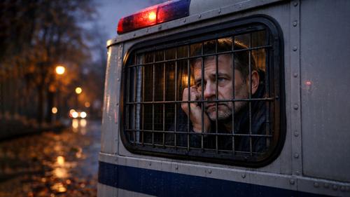 Мужчину спасали в автозаке